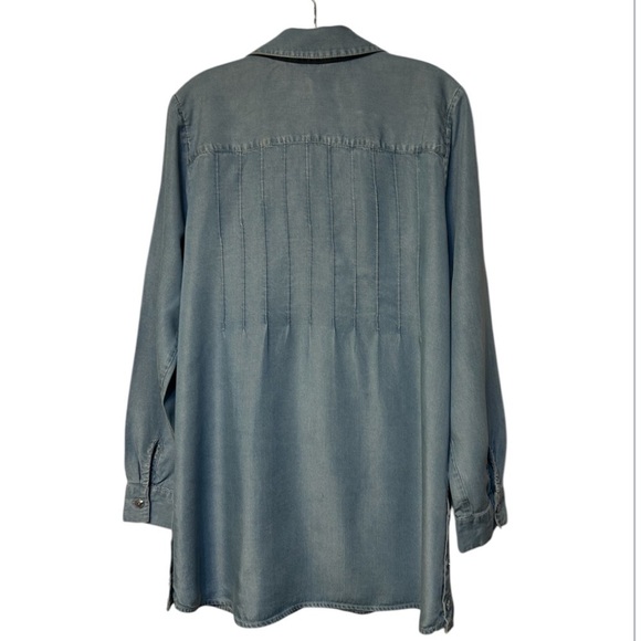 Soft Surroundings chambray tunic/dress - Picture 4 of 6